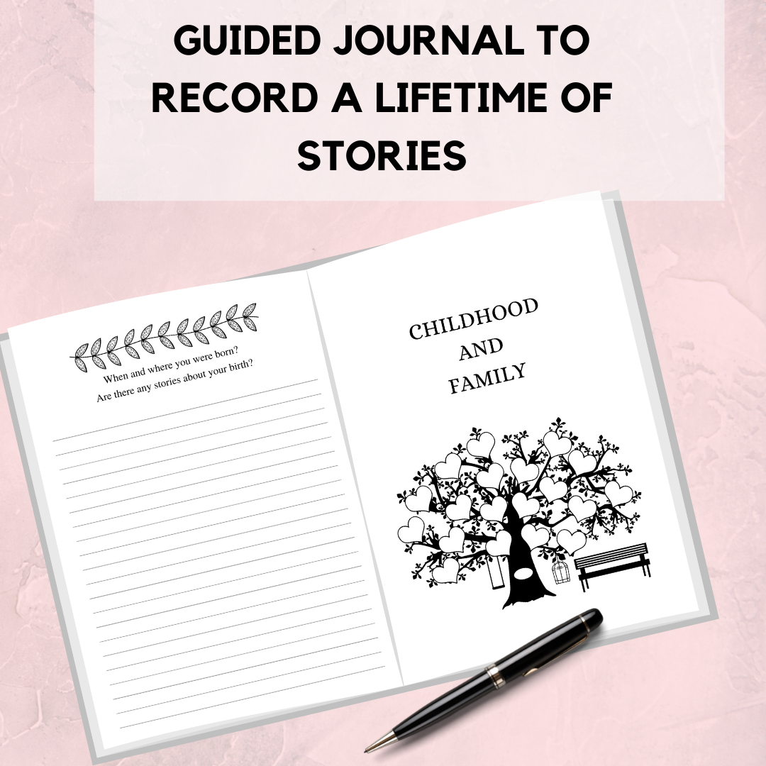 thumbnail image 2 of Mom Tell Me Your Story: A Guided Keepsake Journal – Perfect Gift For Mom, 100 Pages 2 of 5