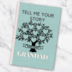 Grandad tell me your story, a grandfathers guided memoir