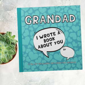 Gift for Grandad- I wrote a book about you cover