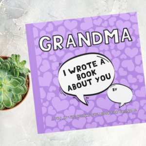Gift for grandma. Grandma I wrote a book about you book cover