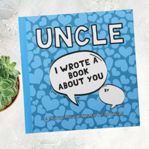 Gift for uncle fill in the blanks book for uncle book cover